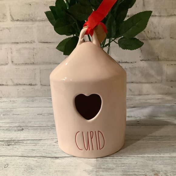 Rae Dunn Ceramic Cupid Birdhouse - Picture 2 of 5